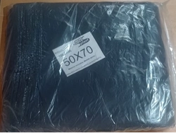 BOLSA CAMISETA 50X70 NEGRA REFORZADA X100U