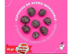Esponja acero inoxidable x 10 gr (MR. TRAPO)