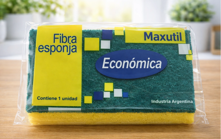 Esponja Verde Lisa Económica (COD100)