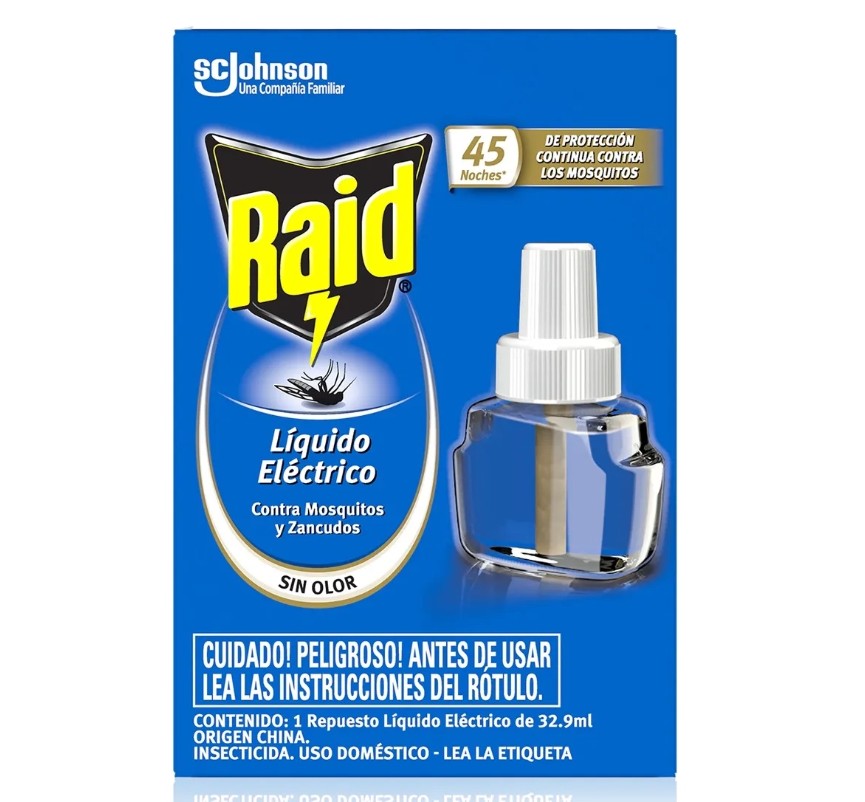 REPUESTO LIQUIDO P/RAID P/MOSQUITO Y ZANCUDO