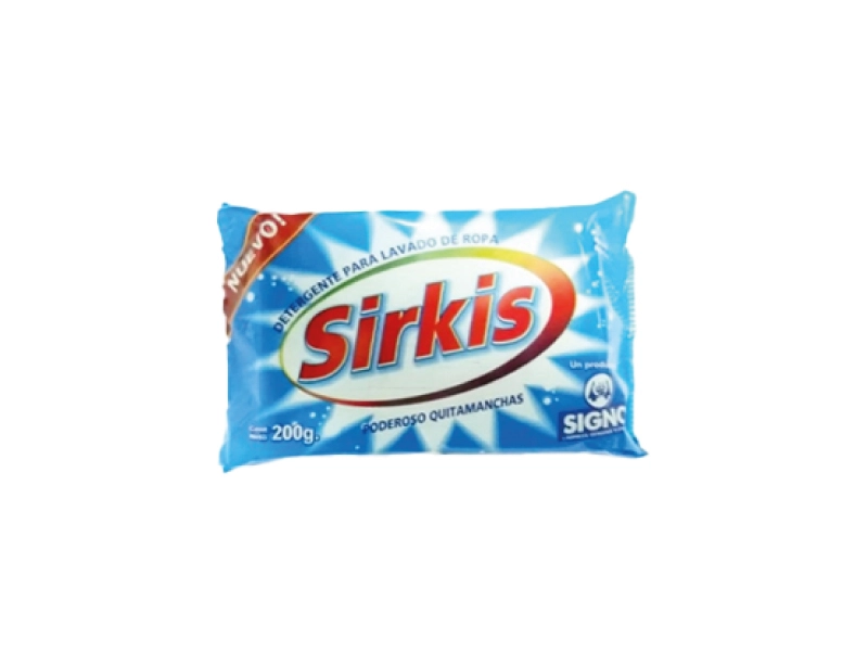 JABON PAN EN BARRA (SIRKIS) 200GR QUITA MANCHAS