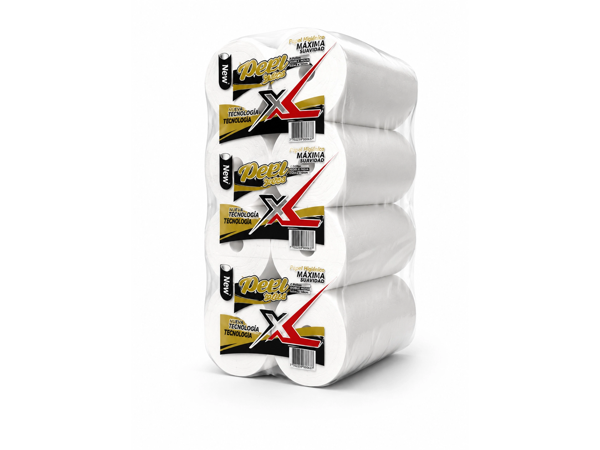 ROLLO COCINA NEW PEL XTREME (XL) 200 PAÑOS X 8U (COD 32) DESNUDO