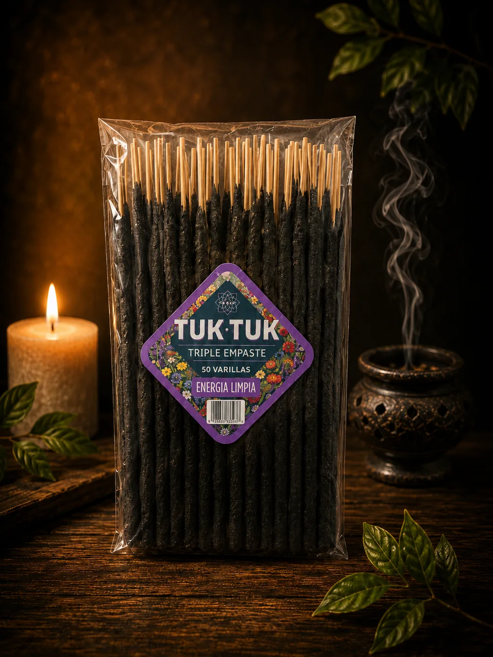 SAHUMERIOS TUK TUK TRIPLE EMPASTE GARDENIA (X50U)