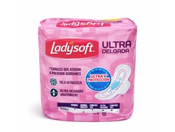 TOALLITAS LADYSOFT C/ALAS ULTRA SUAVE X 8U