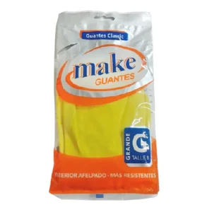 GUANTE AFELPADO AMARILLO MAKE (G)