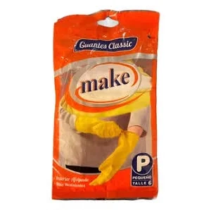 GUANTE AFELPADO AMARILLO MAKE (P)