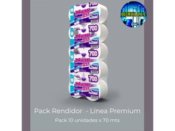 PAPEL HIGIENICO NEW PEL PACK RENDIDOR (CODIGO 132 ) 10U X 700 MTS