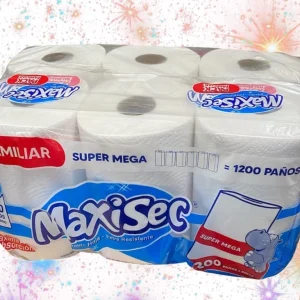 ROLLO COCINA MAXISEC PACK FAMILIAR 6X200 PAÑOS