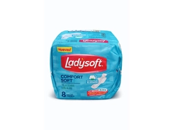 TOALLITAS  LADYSOFT C/ALAS CONFORT SOFT X8U