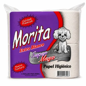 (DESDE 1 UNIDAD) PAPEL (MORITA) 4U X 80MT (VIOLETA)