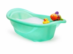 BAÑERA BEBE COLORES (TRASLUCIDA)
