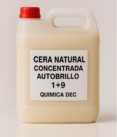 CERA AUTO BRILLO CONCENTRADA PARA PISOS NATURAL 1+9