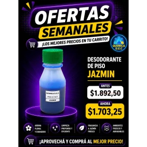 DESODORANTE DE PISO PARA 5LT JAZMIN