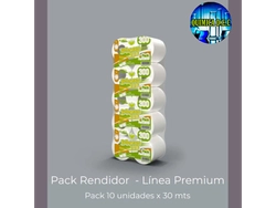 PAPEL HIGIENICO NEW PEL PACK RENDIDOR (CODIGO 130 ) 10U X 300 MTS