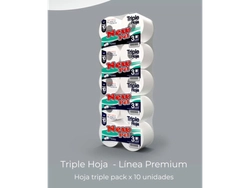 PAPEL HIGIENICO NEW PEL TRIPLE HOJA  (CODIGO 75 ) 10U X 80 MT