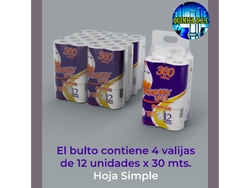 PAPEL HIGIENICO NEW PEL VALIJA (CODIGO 7) 12U X 30 MT H/S PREMIUM