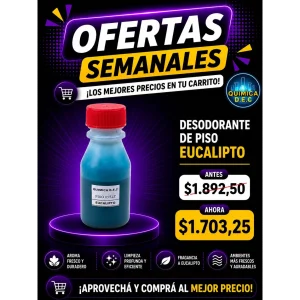 DESODORANTE DE PISO PARA 5LT EUCALIPTO