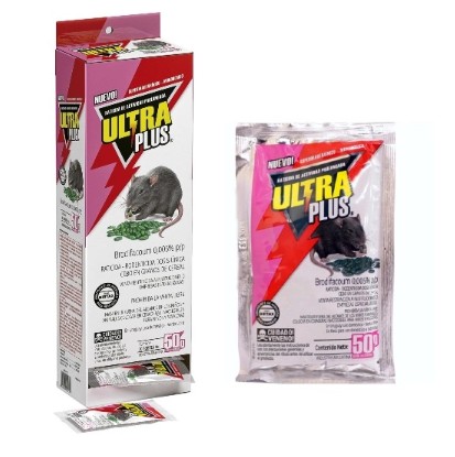 INSECTICIDA (RATICIDA) BLISTER ULTRA SOBRE 50G