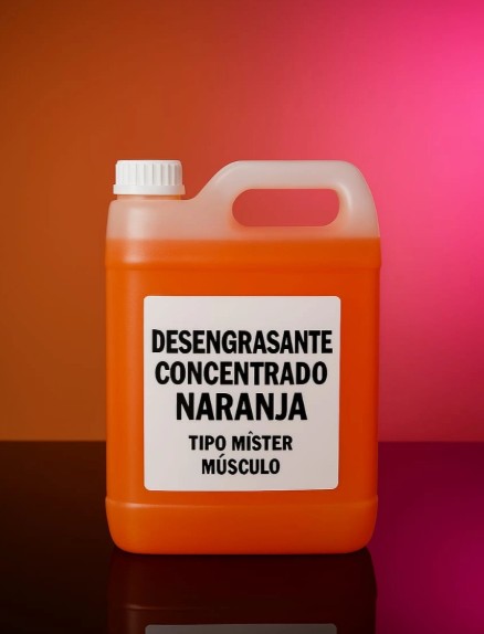 DESENGRASANTE CONCENTRADO MISTER MUSCULO NARANJA 1+9