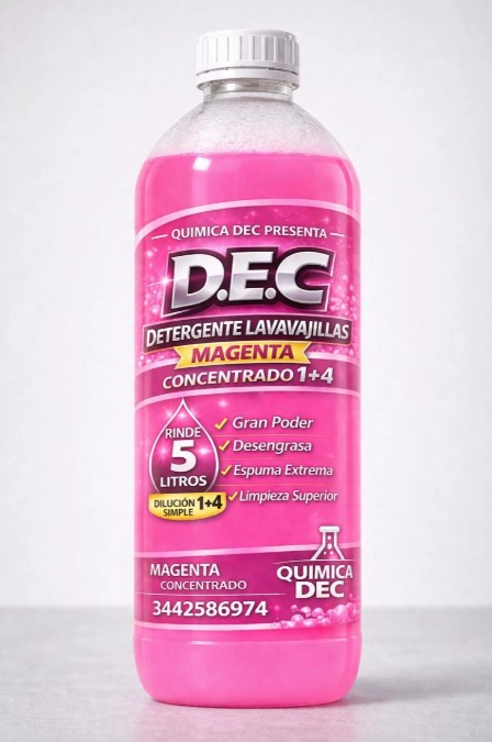 DETERGENTE MAGENTA CONCENTRADO 1+4