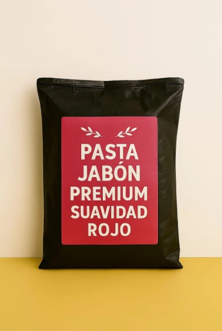 PASTA JABÓN PREMIUM (SUAVIDAD ROJO)