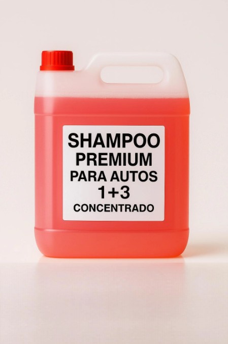 SHAMPOO PREMIUM PARA AUTOS CONCENTRADO 1+3
